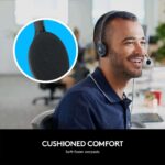 Logitech H111 Wired Headset, Stereo Headphones with Noise-Cancelling Microphone, 3.5 mm Audio Jack, PC/Mac/Laptop/Smartphone/Tablet – Black - Image 3