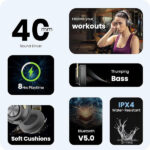 Hammer Bash 2.0 Over The Ear Wireless Bluetooth Headphones - Image 2