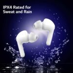 LG Tone Free HBS-FN7 Truly Wireless Bluetooth in Ear Headphone with Mic (White/BLACK) - Image 8