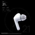 LG Tone Free HBS-FN7 Truly Wireless Bluetooth in Ear Headphone with Mic (White/BLACK) - Image 7