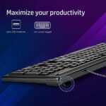 HP 100 Wired USB Keyboard with Full Range - Image 3
