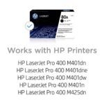 HP 80A Black Original LaserJet Toner Cartridge, CF280A - Image 3