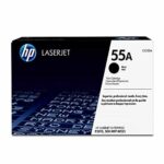 HP 55A Black Original LaserJet Toner Cartridge, CE255A