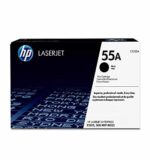 HP 55A Black Original LaserJet Toner Cartridge, CE255A