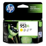 HP 951XL Inkjet Cartridge (CN048AA, Yellow)