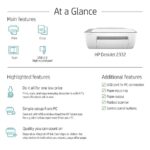 HP Deskjet 2332 Colour Printer, Scanner and Copier for Home/Small Office, Compact Size, Reliable, and Affordable Printing, Easy Set-up Through HP Smart App on Your PC Connected Through USB - Image 6