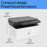 HP Laser 136w B&W Printer with Wi-Fi Direct: Print, Copy, Scan, Perfect for Offices, Compact, Affordable, Multifunction - Image 3