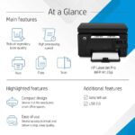 HP Laserjet M126a B&W Printer for Office: 3-in-1 Print, Copy, Scan, Compact, Durable - Image 6