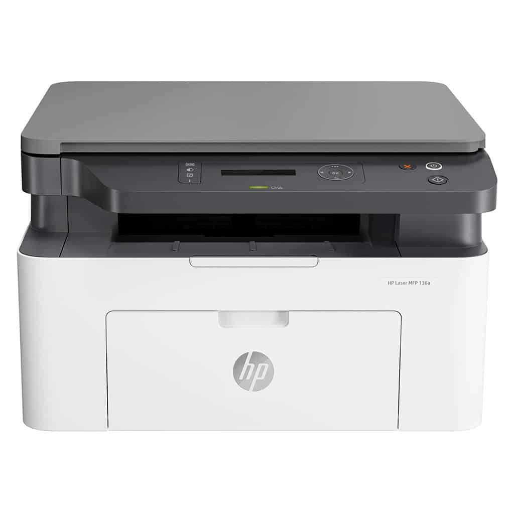 HP-Laserjet-136adatamation.jpg HP Laserjet 136a Laser Monochrome Print, Scan, Copy   with USB Connectivity, Compact Design, Fast Printing - Image 1