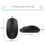 HP M10 Wired USB Mouse with 3 Buttons - Image 2