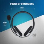 HP Wired Over Ear Headphone with 3.5 mm Drivers - Image 3