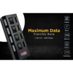 Intex DIAMOND 4 Port 2.0 USB Hub - Image 5