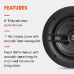 JBL Stage 280C 2-way 8in (203mm) In-Ceiling Loudspeaker (Each) - Image 6