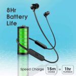 JBL Tune 115BT by Harman in-Ear Wireless Headphones with Deep Bass, 8-Hour Battery Life and Quick Charging (Black) - Image 3