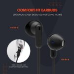JBL Tune 215BT, 16 Hrs Playtime with Quick Charge, in Ear Bluetooth Wireless Earphones with Mic, 12.5mm Premium Earbuds with Pure Bass, BT 5.0, Dual Pairing, Type C & Voice Assistant Support (Black) - Image 5