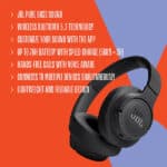 JBL Tune 720BT Bluetooth Headphone with Mic - Image 7