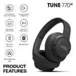 JBL Tune 770NC Wireless Over Ear ANC Headphones with Mic - Image 3