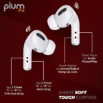JUST CORSECA Plum Pro Wireless Powerbuds - Image 4