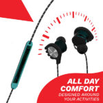 JUST CORSECA Scarlet Bassplus in-Ear Sporty Earphone - Image 4
