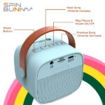 JUST CORSECA Spin Bunny Karaoke Portable Speaker - Image 5
