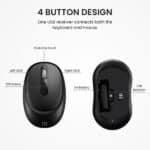 Portronics Key7 Combo Wireless Keyboard & Mouse - Image 2