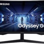 Samsung 27-Inch Odyssey G5 Gaming Monitor with 1000R Curved Screen, 144Hz, 1ms, FreeSync Premium, QHD (LC27G55TQWNXZA), Black