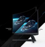 Samsung 27-Inch Odyssey G5 Gaming Monitor with 1000R Curved Screen, 144Hz, 1ms, FreeSync Premium, QHD (LC27G55TQWNXZA), Black - Image 9