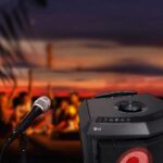 LG RL2 Bluetooth Party Speaker with Trolley and Party Lighting (Black) - Image 6