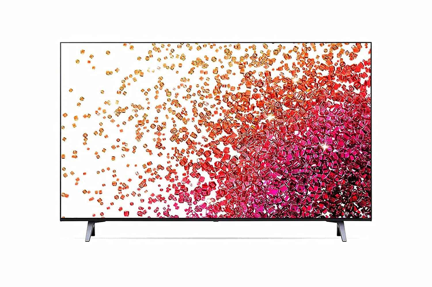 LG43NANO75TPZ-datamation.jpg LG 109.22 cm (43 Inches) 4K Ultra HD Smart NanoCell LED TV 43NANO75TPZ (Black) (2021 Model) - Image 1
