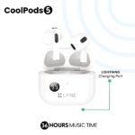 LYNE Coolpods 5 Wireless Earbuds with lPX4 Water Resistance - Image 2
