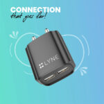 LYNE by U&I Chamber 3 3A Output, Dual USB Port with Cable - Image 5