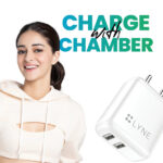 LYNE by U&I Chamber 7 3.4A Output, Dual USB Port, With Cable - Image 3