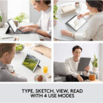Logitech Combo Touch for iPad 7th, 8th and 9th Gen Wireless Detachable Keyboard case with trackpad - Image 6
