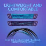 Logitech G335 Lightweight Gaming Wired Over Ear Headphones - Image 2