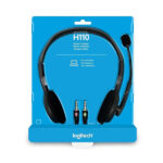 Logitech H110 Wired On Ear Headphones With Mic - Image 6