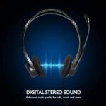 Logitech H370 USB Stereo Wired Over Ear Headphones - Image 3