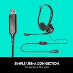 Logitech H370 USB Stereo Wired Over Ear Headphones - Image 5