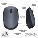 Logitech M170 Wireless Mouse with USB Mini Receiver - Image 4
