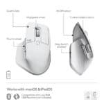 Logitech MX Master 3S for Mac Wireless Bluetooth Mouse with Ultra-Fast Scrolling - Image 2