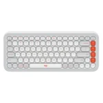 Logitech POP Icon Keys Wireless Keyboard Off White – Orange