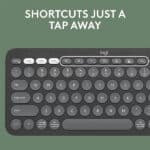 Logitech Pebble Keys 2 K380s Multi-Device Bluetooth Wireless Keyboard - Image 3