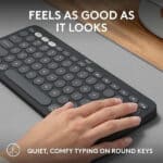 Logitech Pebble Keys 2 K380s Multi-Device Bluetooth Wireless Keyboard - Image 6