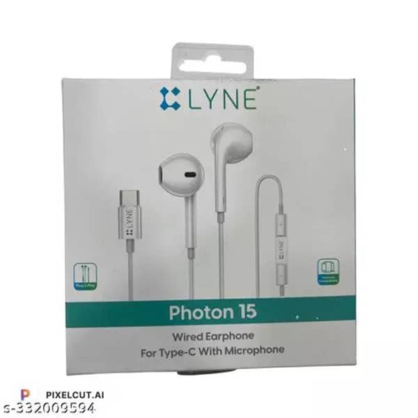 Lyne-Photon-15-Type-C-Earphones.jpg LYNE Photon 15 Type C Earphones - Image 1
