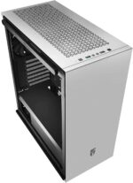 DEEPCOOL MACUBE 310P WH Airflow Version with Top Mesh, ATX PC Case, Magnetic Side Panels, Included GPU Holder and Fan Hub, 360mm Liquid Cooler Supported at The Front – White - Image 3