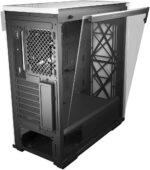 DEEPCOOL MACUBE 310P WH Airflow Version with Top Mesh, ATX PC Case, Magnetic Side Panels, Included GPU Holder and Fan Hub, 360mm Liquid Cooler Supported at The Front – White - Image 5