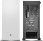 DEEPCOOL MACUBE 310P WH Airflow Version with Top Mesh, ATX PC Case, Magnetic Side Panels, Included GPU Holder and Fan Hub, 360mm Liquid Cooler Supported at The Front – White - Image 6