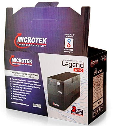 MICROTEK-Legend-UPS-650datamation1.jpg Microtek Legend UPS 650 with 2 Year Warranty on UPS and 1 Year Warranty on Battery - Image 2