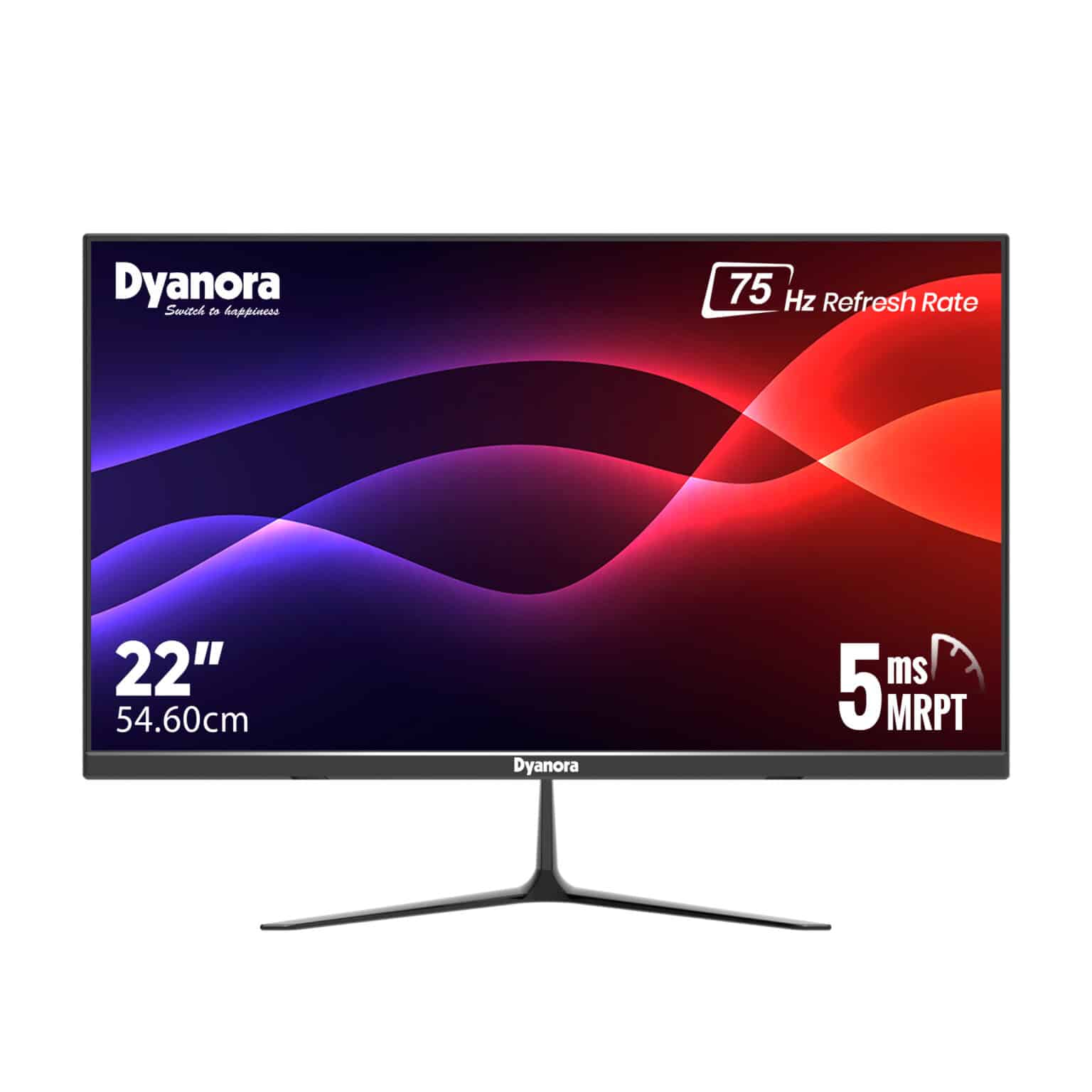 Dyanora 22 inch Full HD LED Anti-Glare IPS Panel with Ultra Slim Bezel-Less Design (DY-MN22F0N) - Image 1