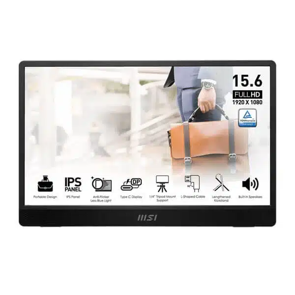 MSI Pro MP161 E2 16 Inch Portable Monitor