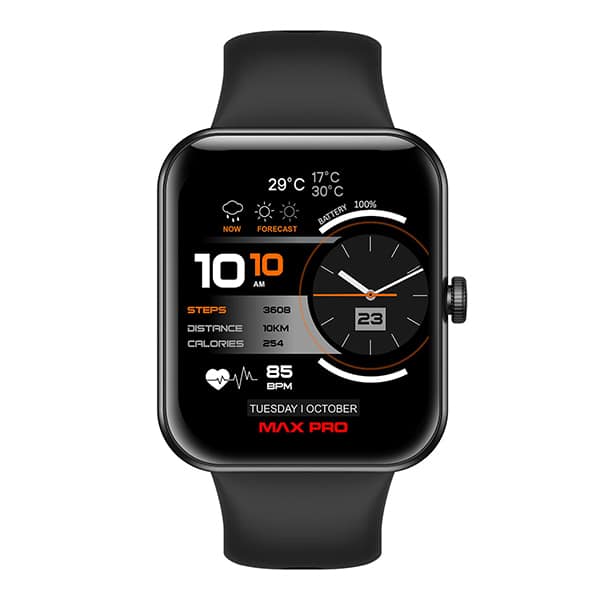 Maxima-Samurai-Smartwatch-SpO2-Smartwatch-charcoal-black.jpg Maxima Samurai 1.85″ SpO2 Smartwatch - Image 1